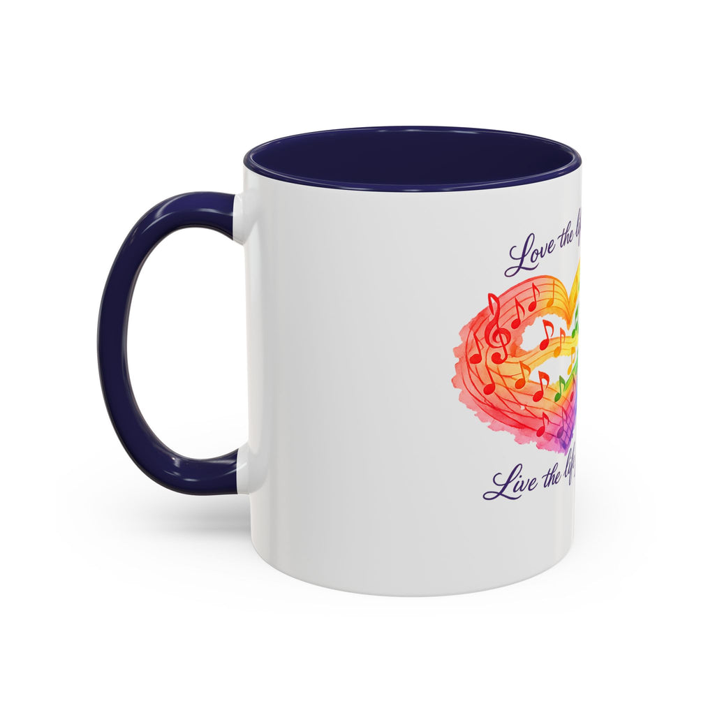 Live the life Accent Coffee Mug (11, 15oz)