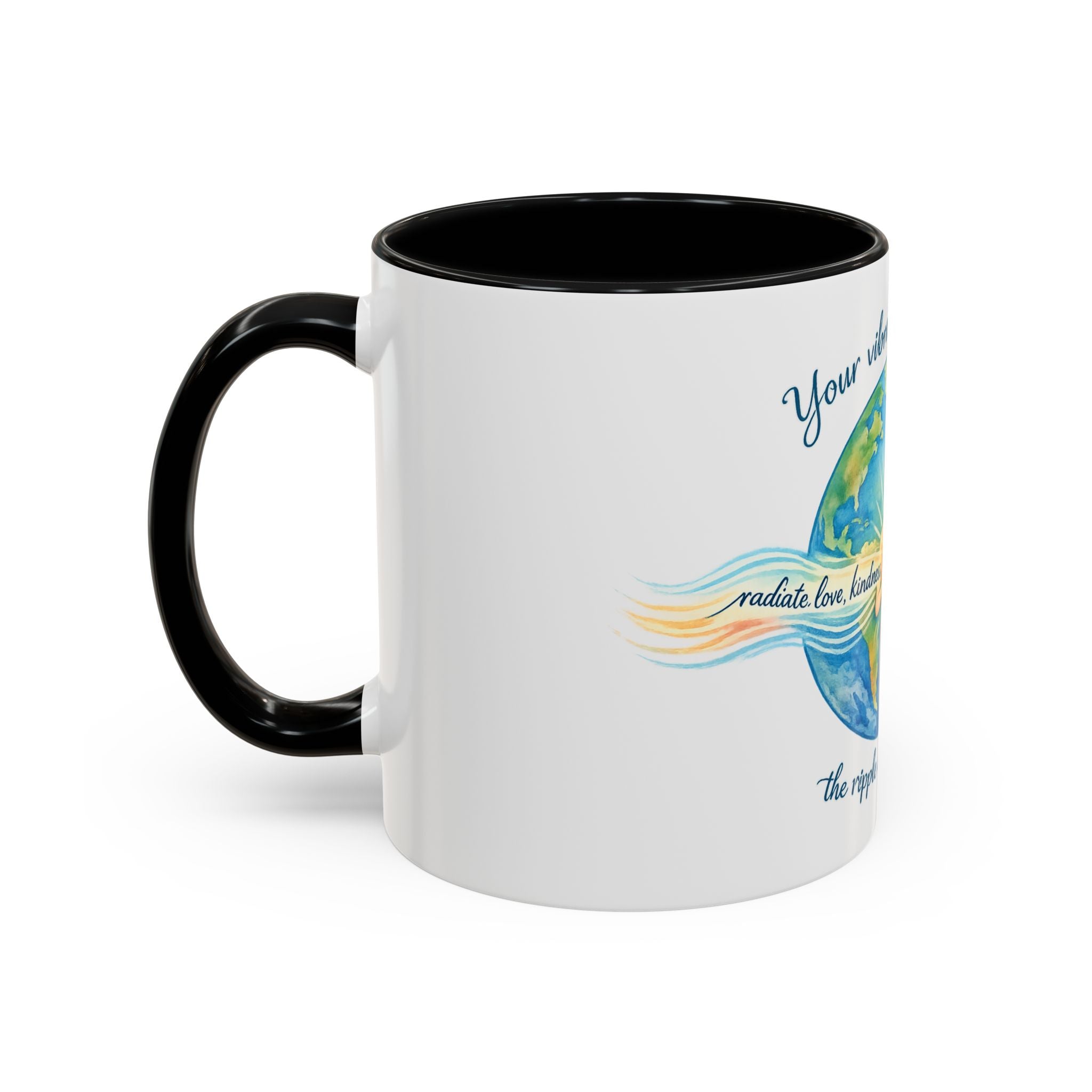 Your vibe matters Accent Coffee Mug (11, 15oz)