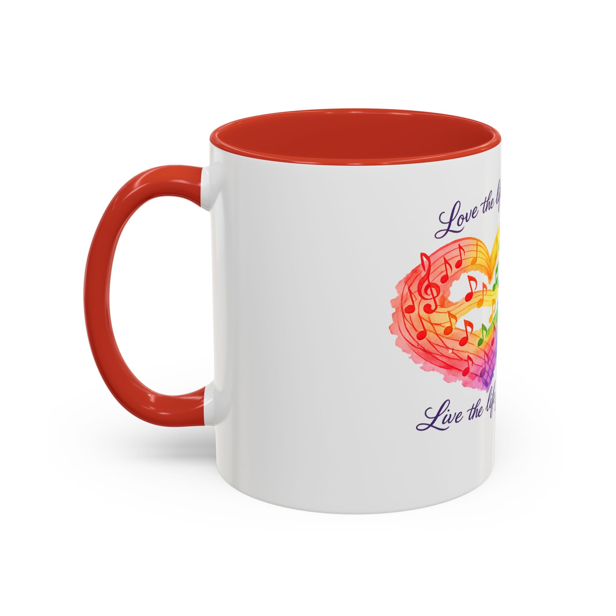 Live the life Accent Coffee Mug (11, 15oz)