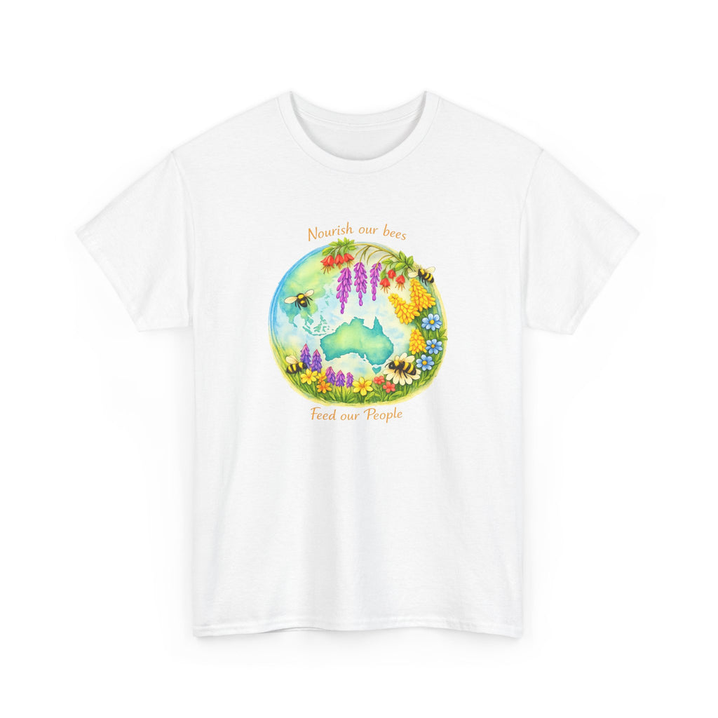 Floral Bear Nature Tee — "Beautiful Day for Bears" Graphic T-Shirt