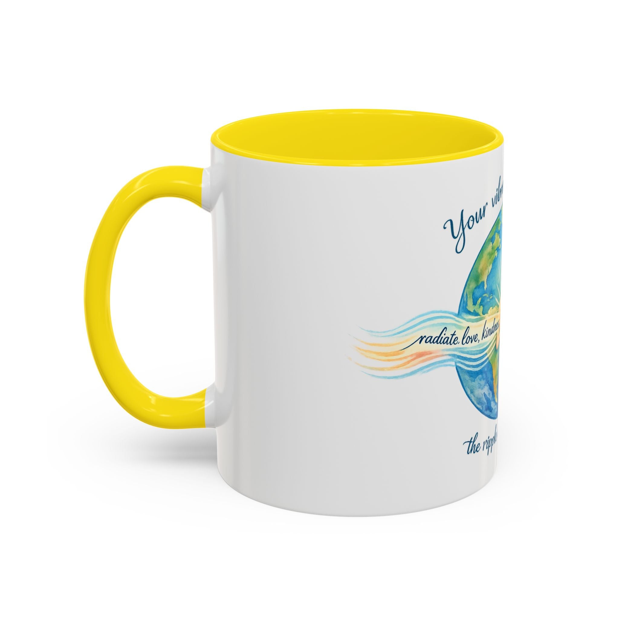 Your vibe matters Accent Coffee Mug (11, 15oz)