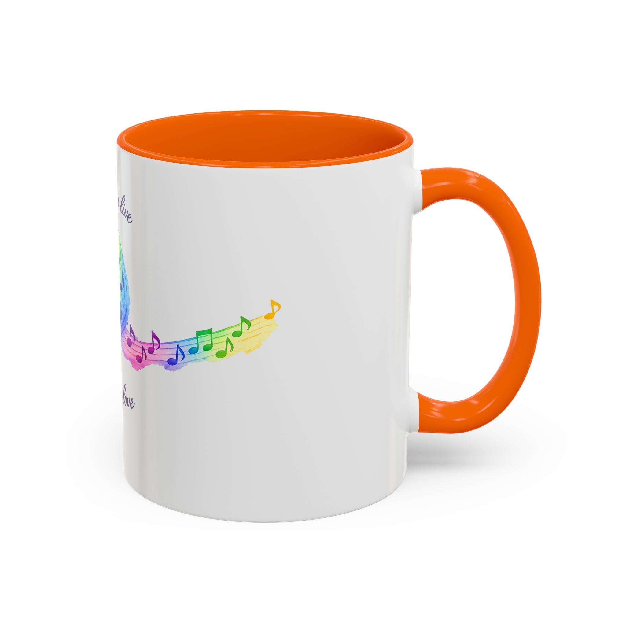 Live the life Accent Coffee Mug (11, 15oz)