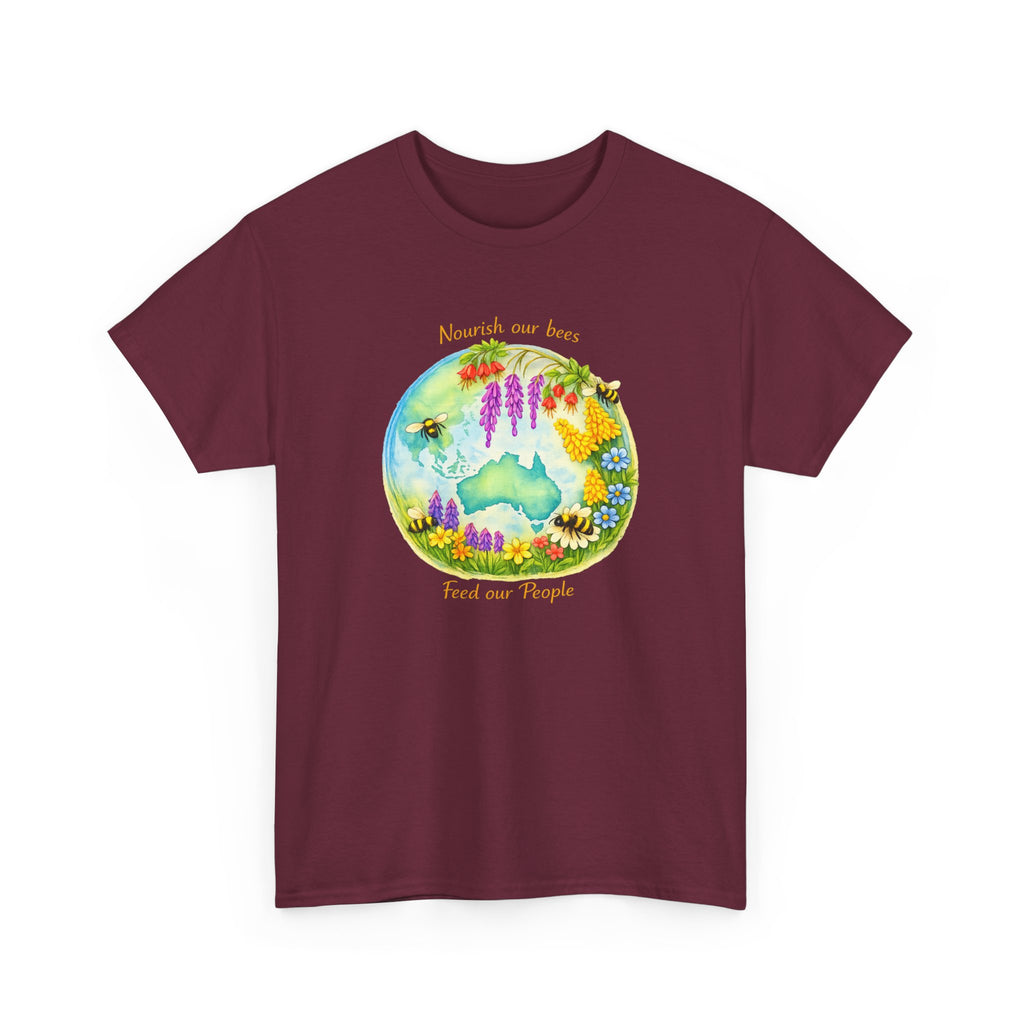 Floral Bear Nature Tee — "Beautiful Day for Bears" Graphic T-Shirt