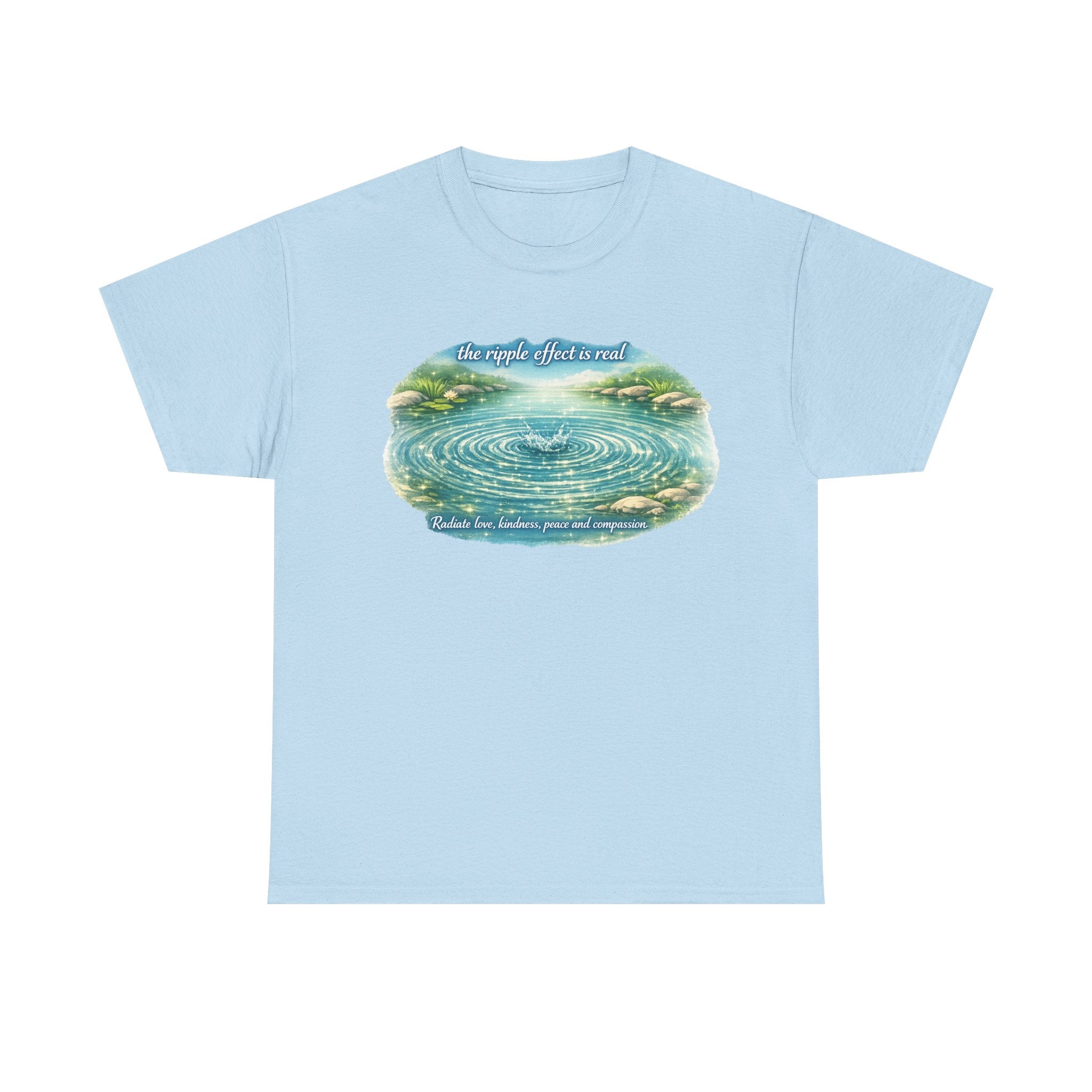 "The Ripple Effect" Inspirational Watercolor T‑Shirt