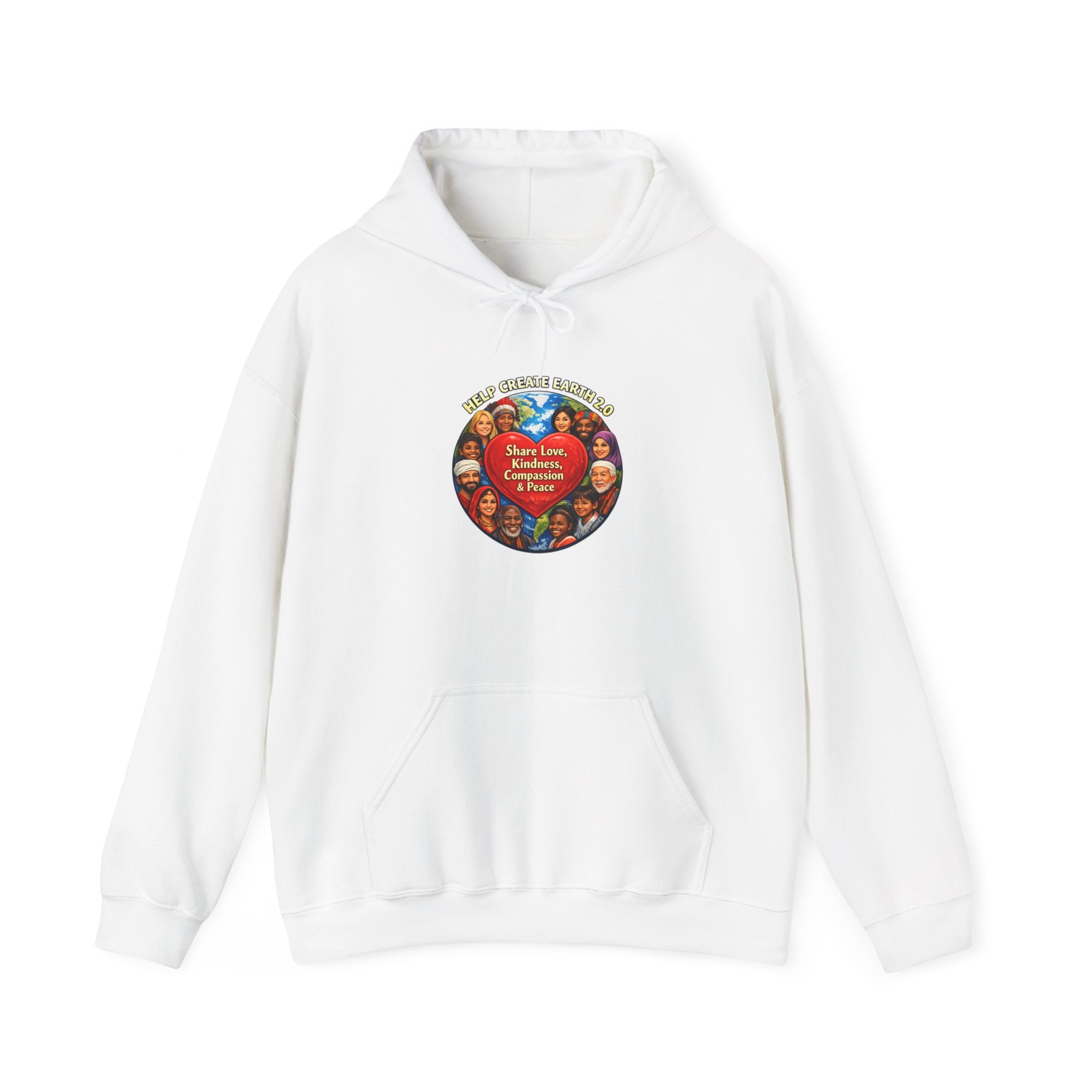 Be the Change Hoodie — Inspirational Kindness & Peace Sweatshirt