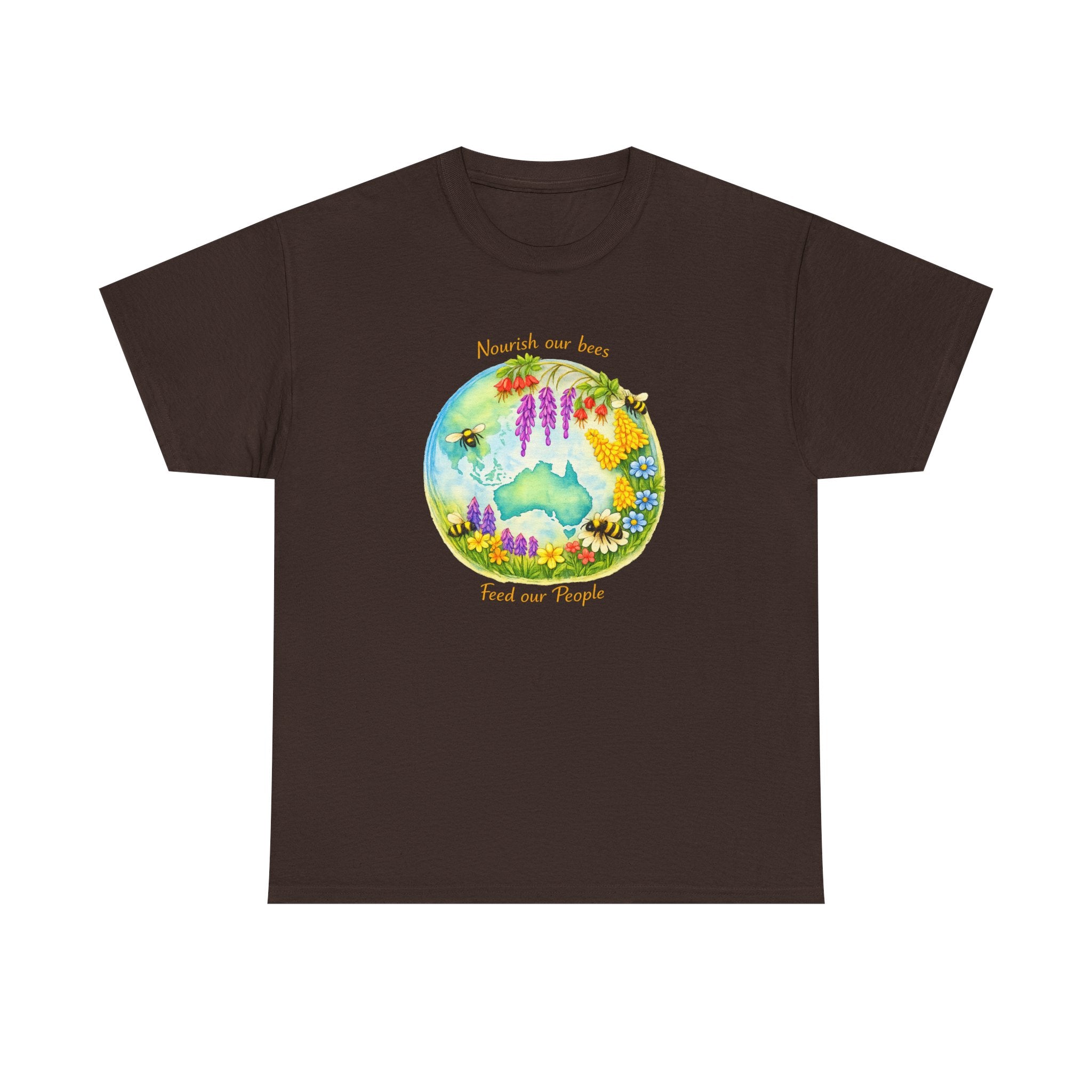 Floral Bear Nature Tee — "Beautiful Day for Bears" Graphic T-Shirt