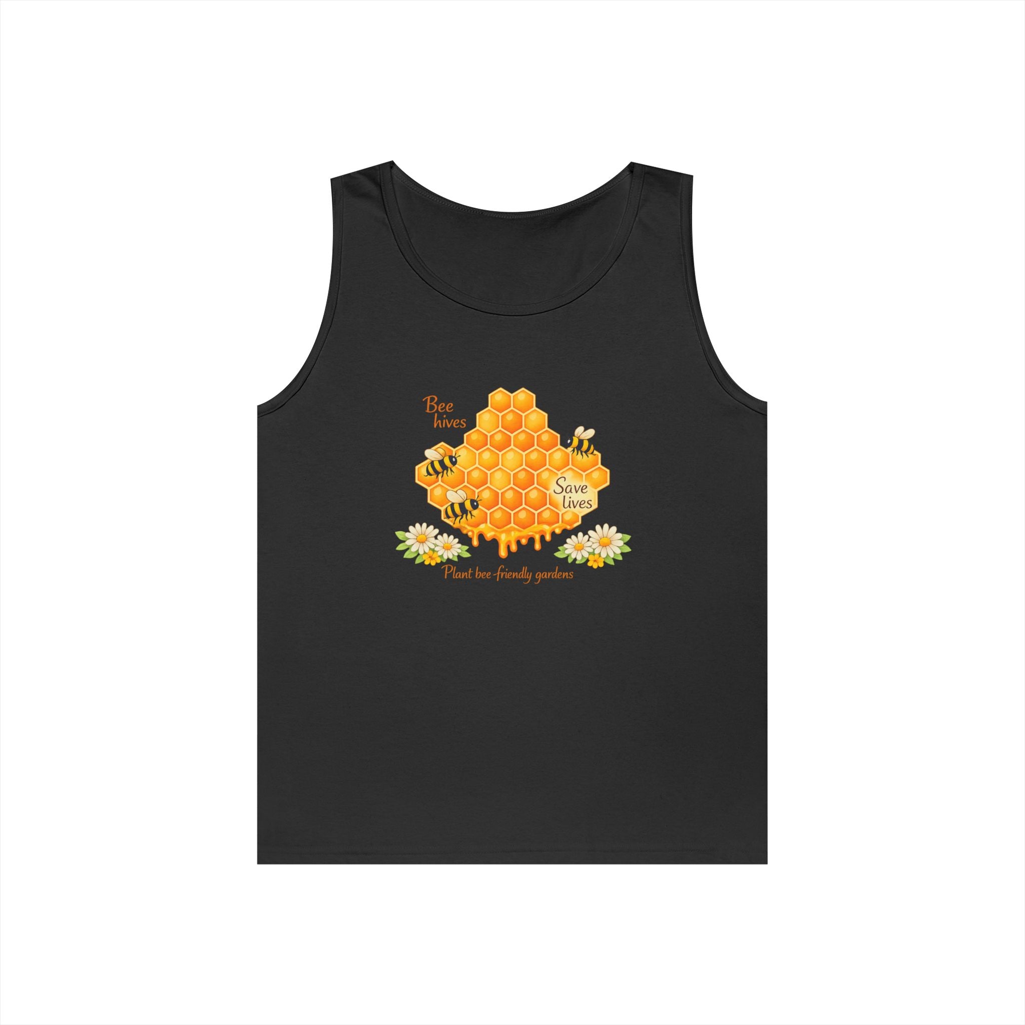 Bee Honeycomb Tank Top — Bee hives save lives