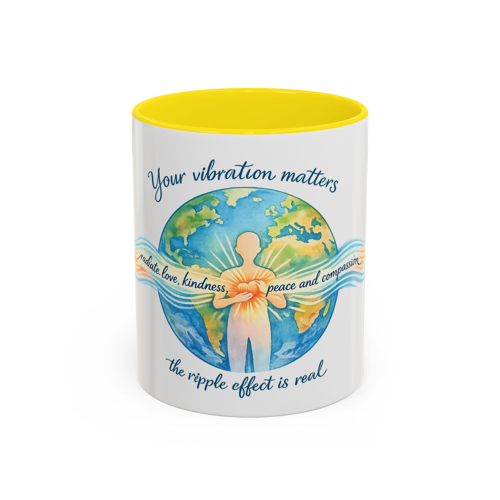 Your vibe matters Accent Coffee Mug (11, 15oz)
