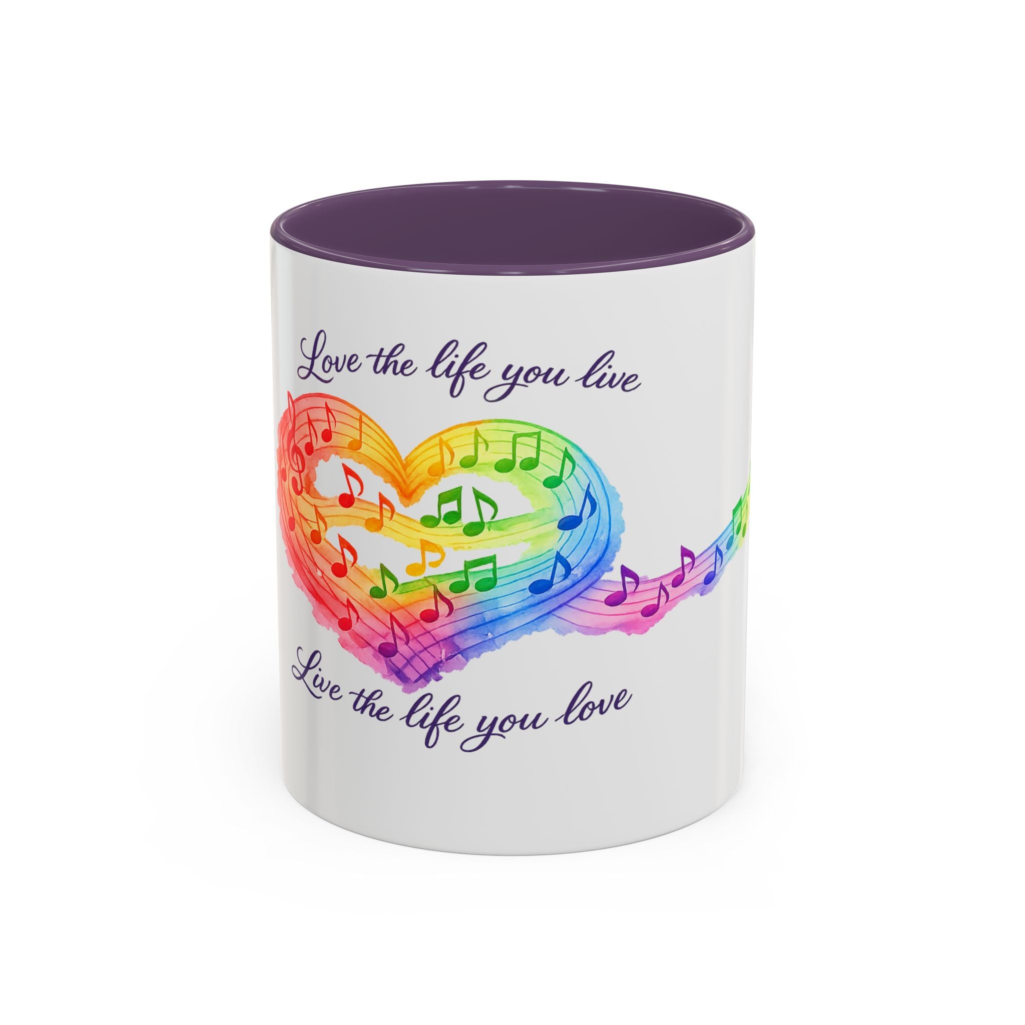 Live the life Accent Coffee Mug (11, 15oz)