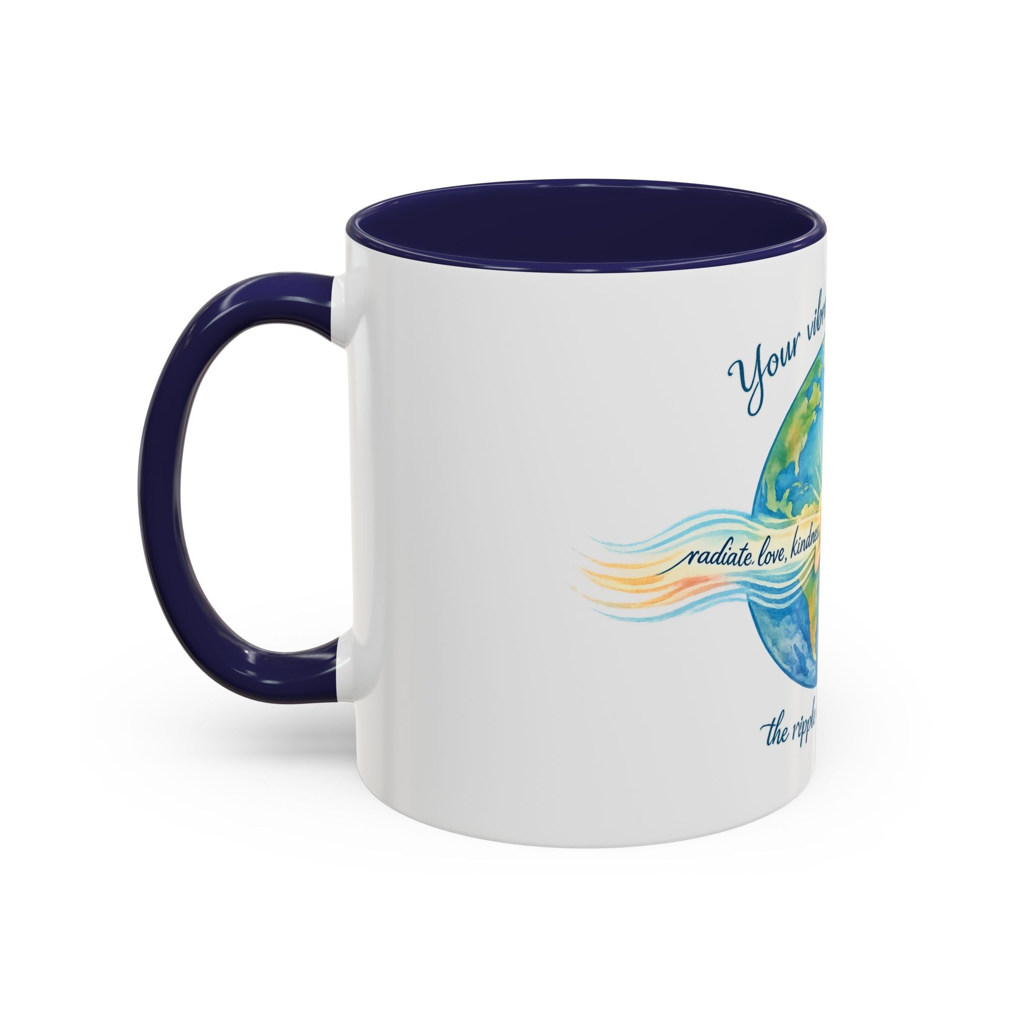 Your vibe matters Accent Coffee Mug (11, 15oz)