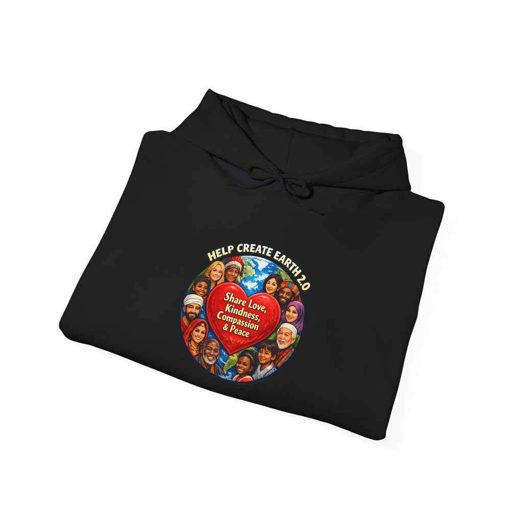 Be the Change Hoodie — Inspirational Kindness & Peace Sweatshirt