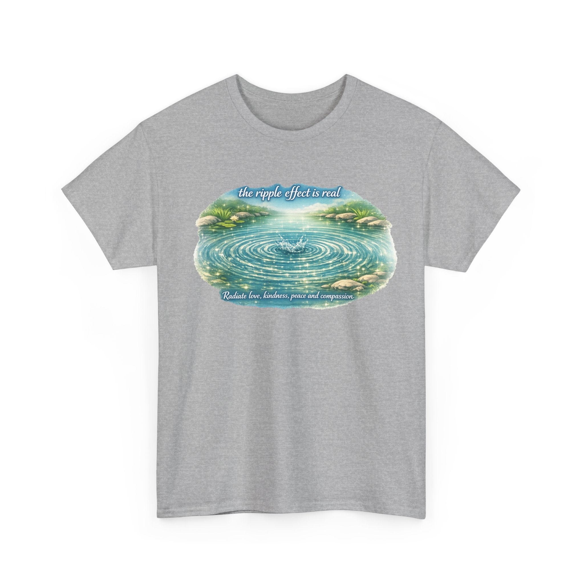 "The Ripple Effect" Inspirational Watercolor T‑Shirt