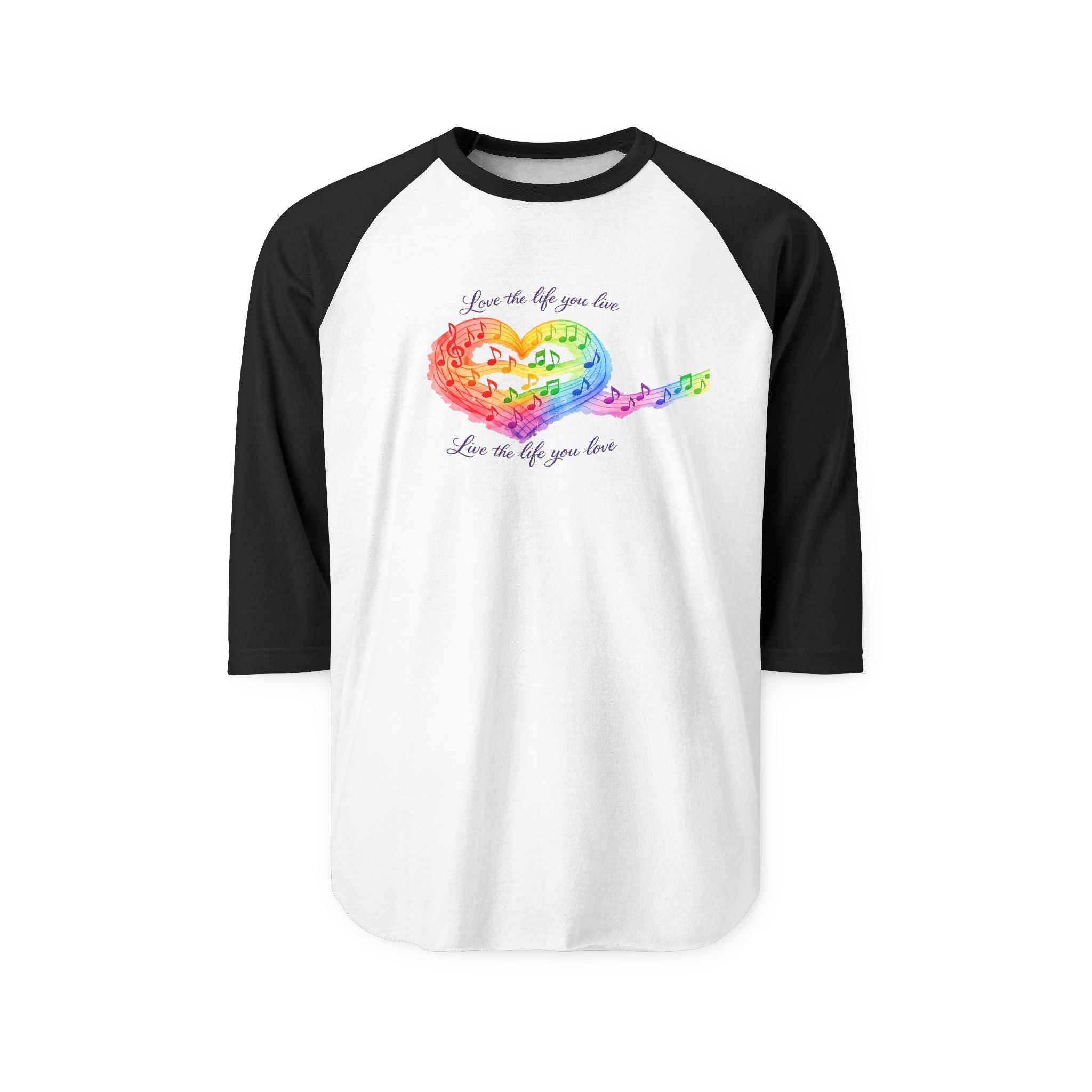 Live Authentically Raglan Shirt — Choose a Life You Love