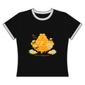 Bee Lives Save Lives Ringer Tee — Plant Bee-Friendly Gardens
