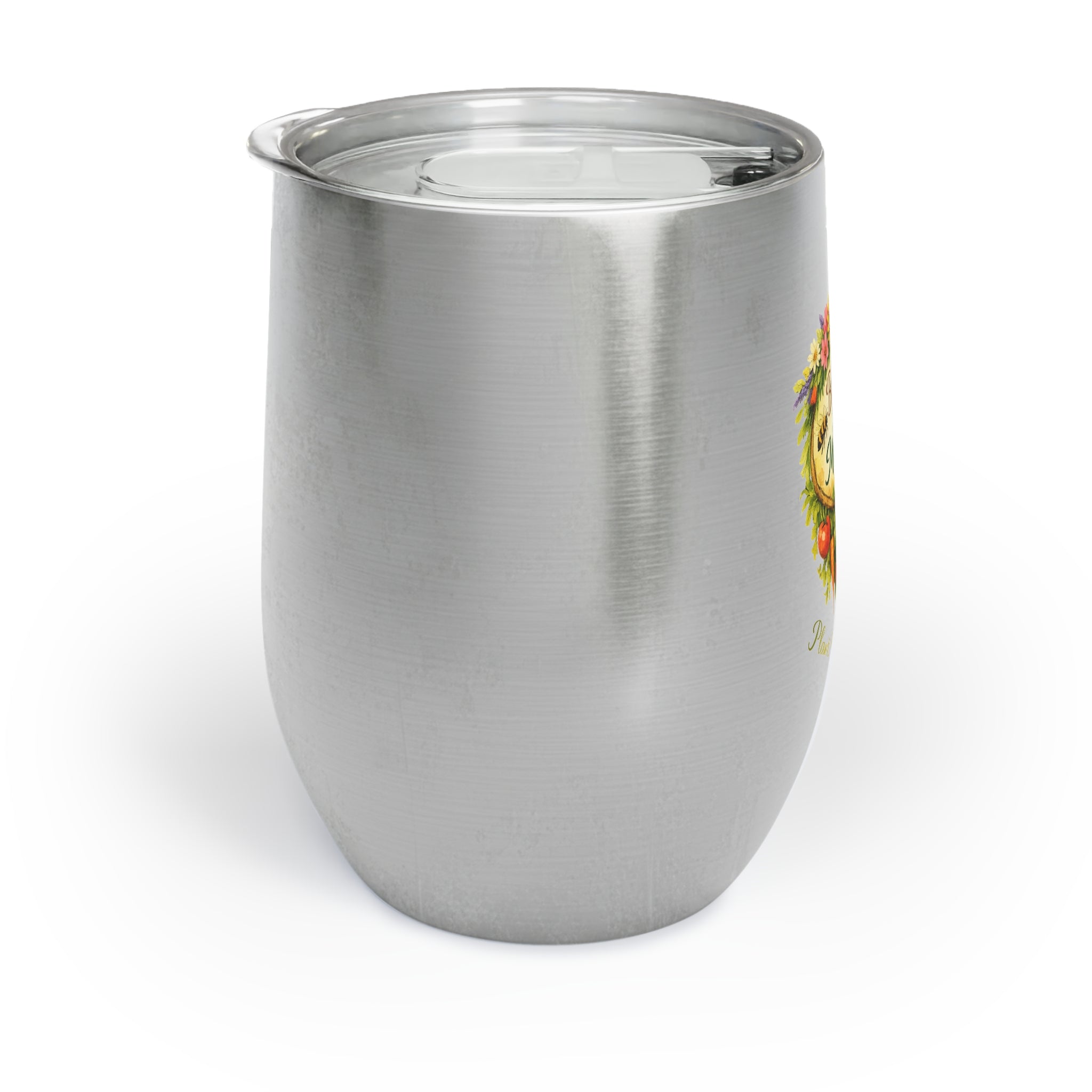 Bee-Friendly Chill Wine Tumbler — Plant Bee Gardens (International Bee Day)