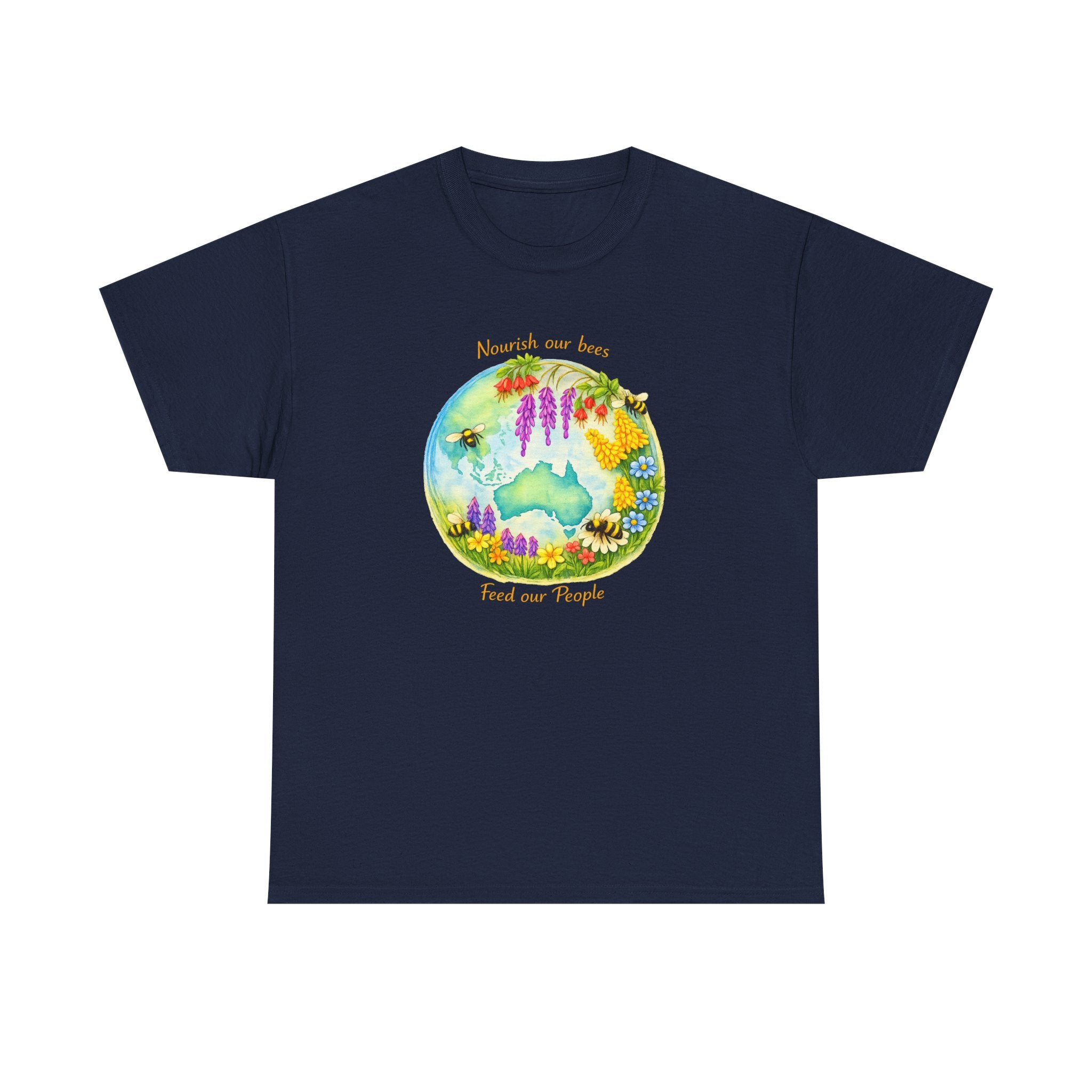 Floral Bear Nature Tee — "Beautiful Day for Bears" Graphic T-Shirt
