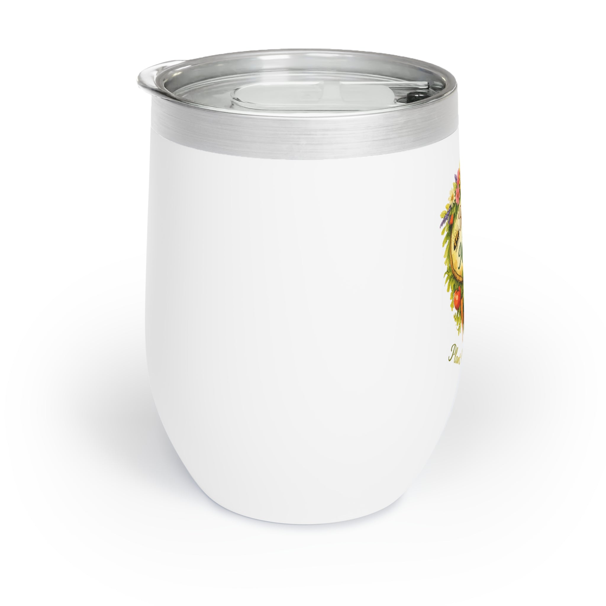Bee-Friendly Chill Wine Tumbler — Plant Bee Gardens (International Bee Day)