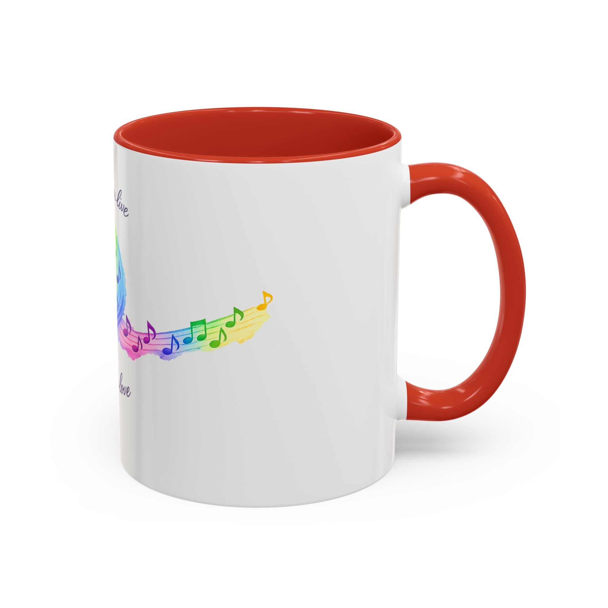 Live the life Accent Coffee Mug (11, 15oz)