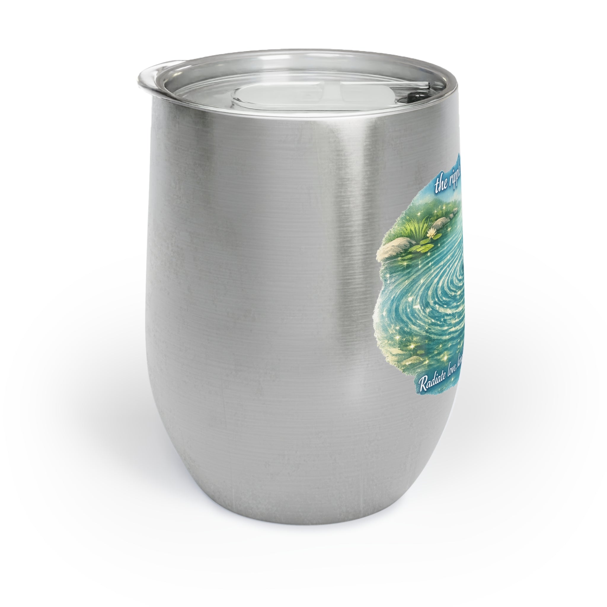 Chill Wine Tumbler – 'What We Do Matters' Ripple Effect Wine Cup