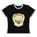 Bee Kind for Mankind Women's Ringer Tee – Garden Bees & Floral Conservation Shirt