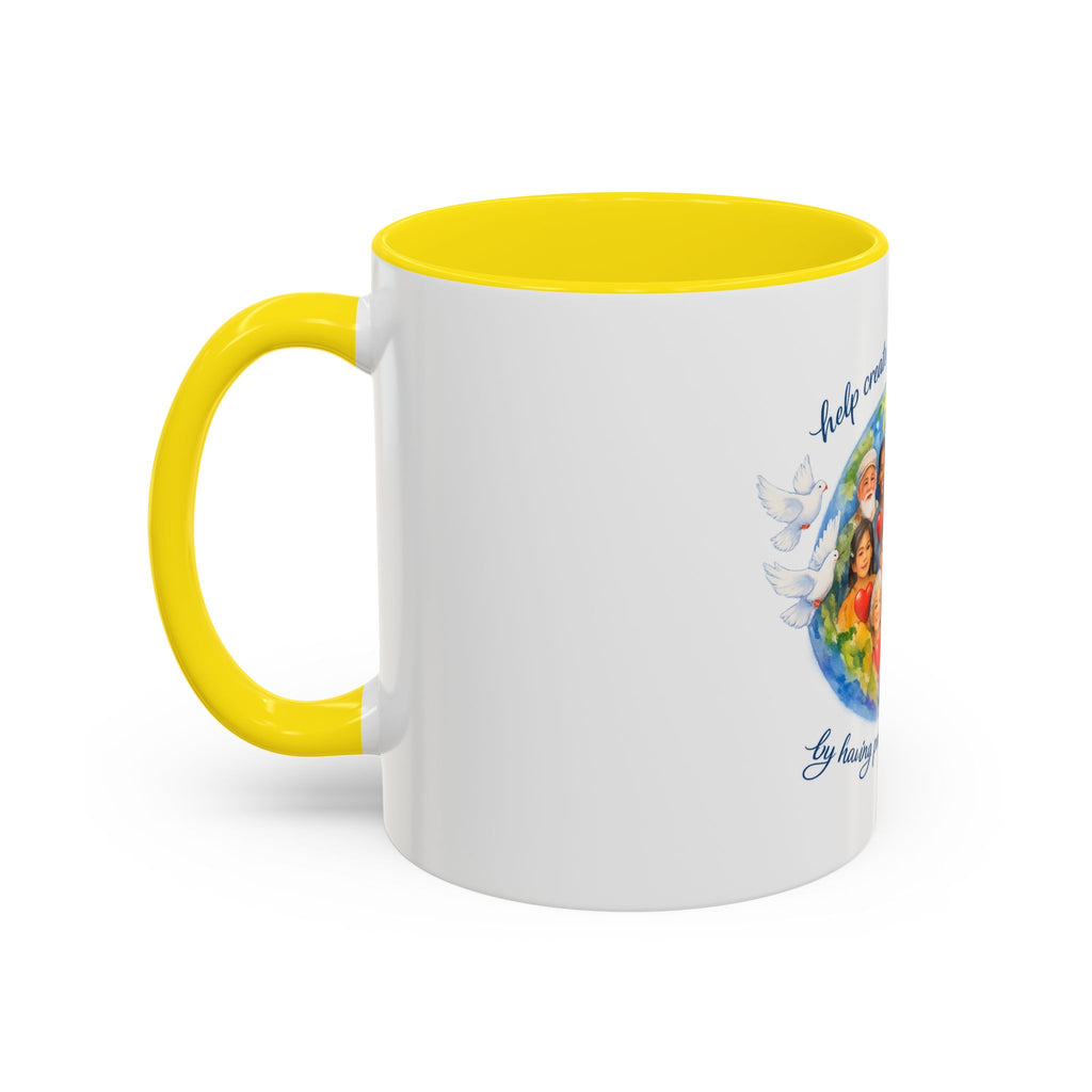 Peace on earth Accent Coffee Mug (11, 15oz)