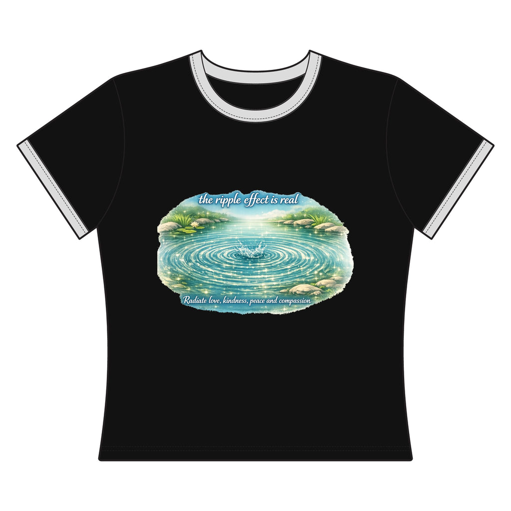 Ripple Effect Tee – Women’s Ringer T-Shirt (The Ripple Effect Is Real)