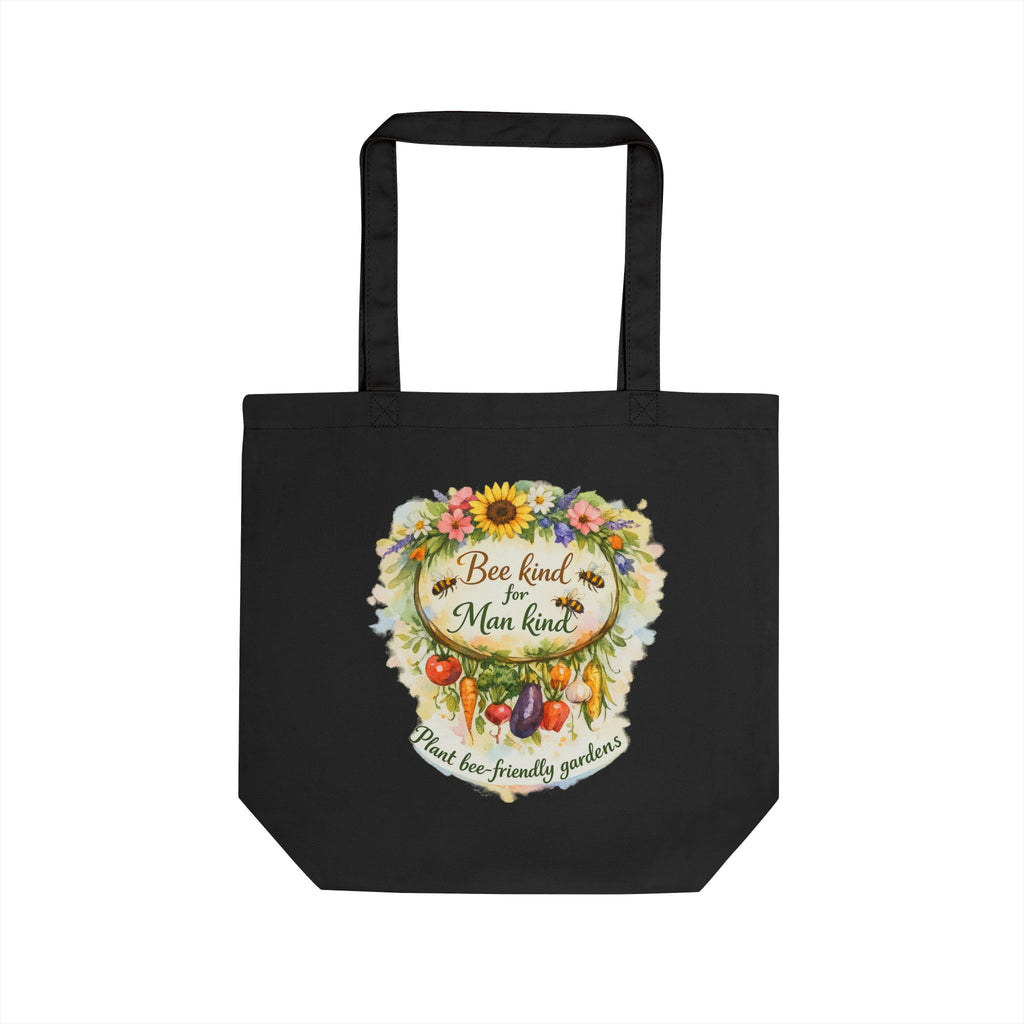 Bee-Friendly Eco Tote Bag — Protect Pollinators, Create Bee-Friendly Gardens