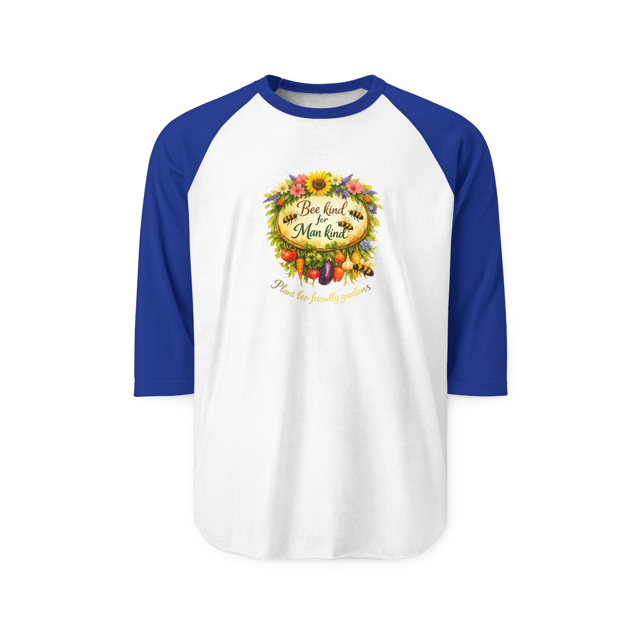 Raglan Shirt - Blessed & Thankful Fall Harvest Floral Design