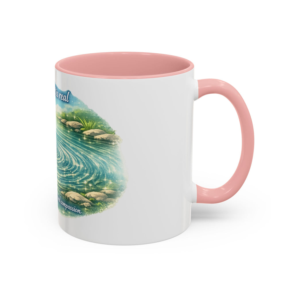 Ripple effect Accent Coffee Mug (11, 15oz)