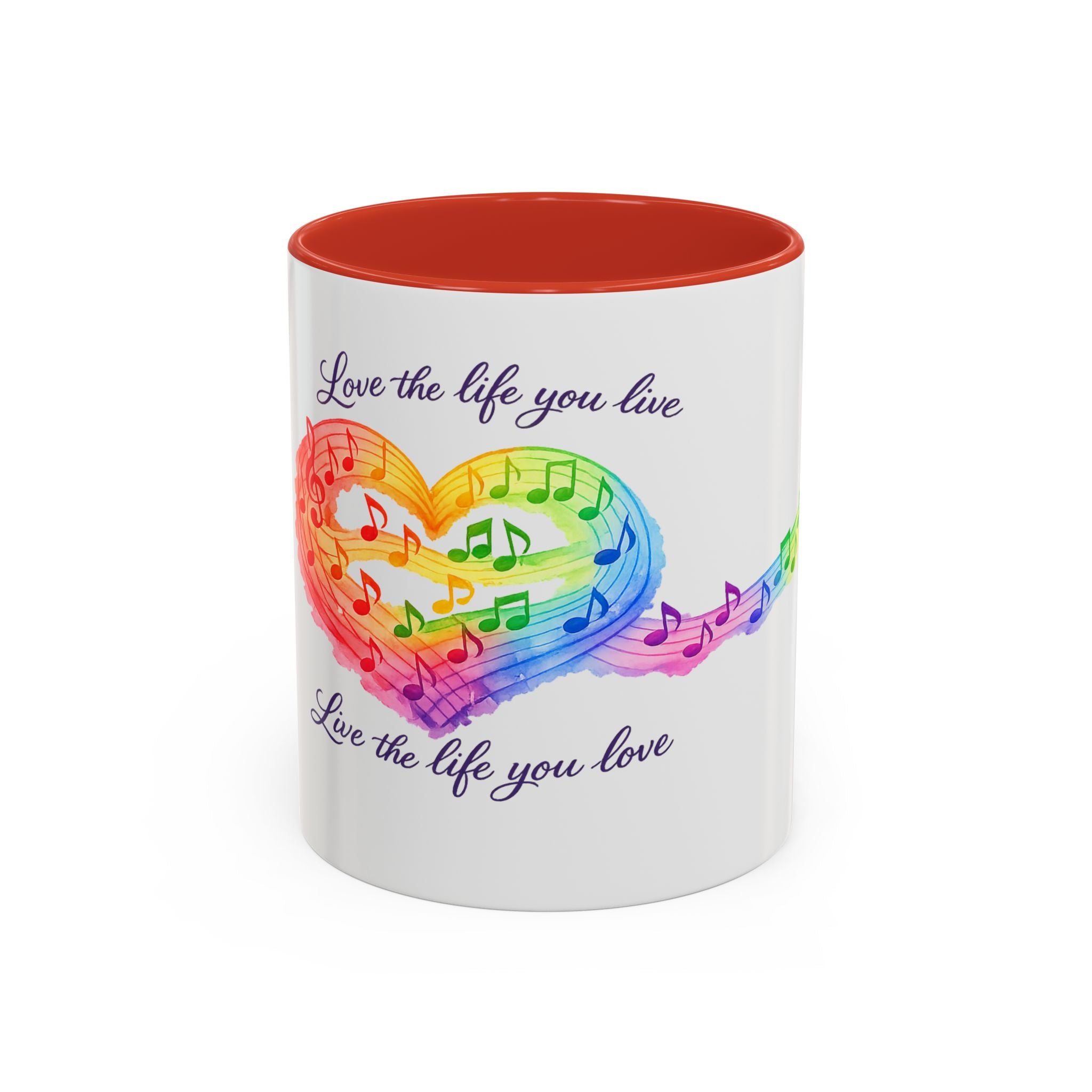 Live the life Accent Coffee Mug (11, 15oz)