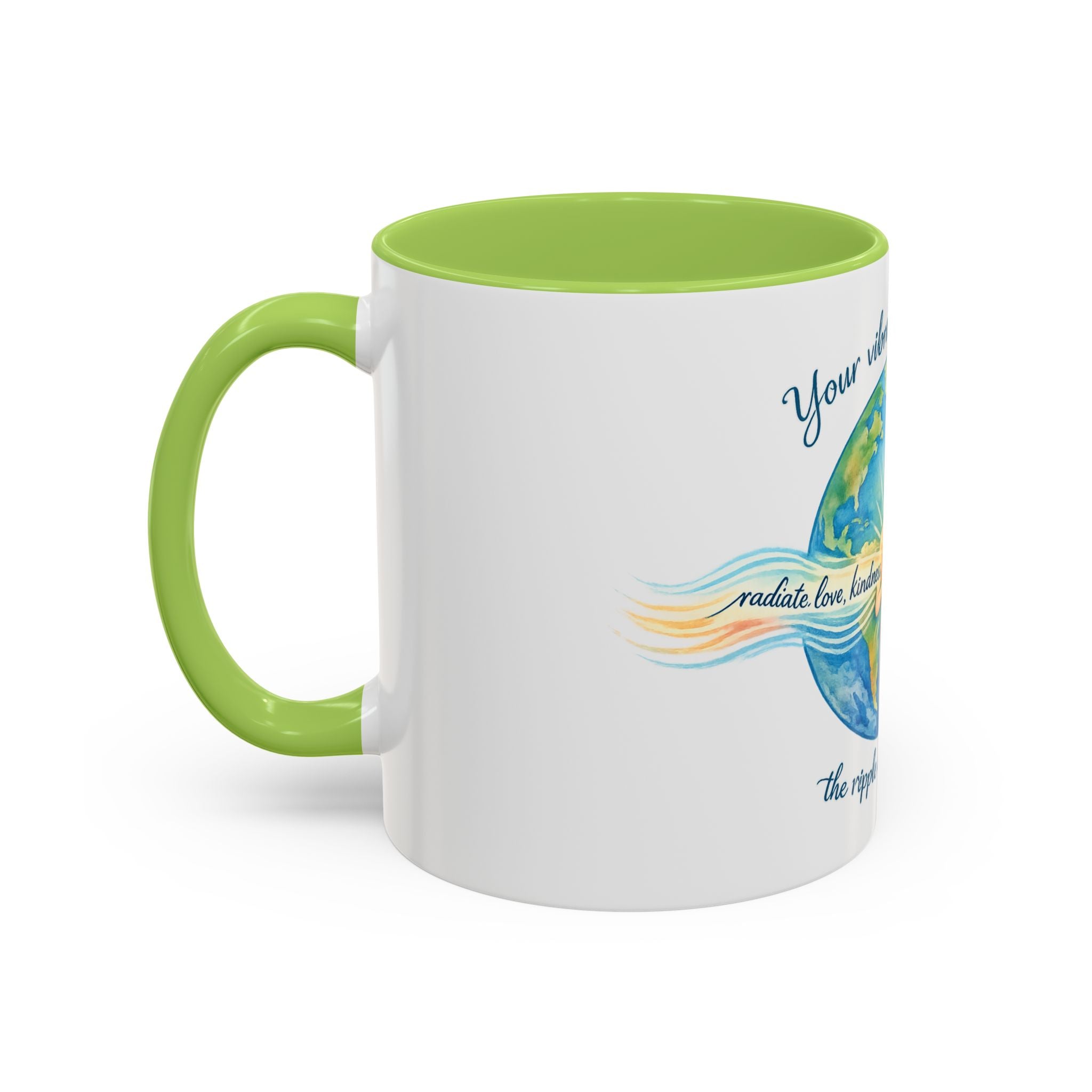 Your vibe matters Accent Coffee Mug (11, 15oz)