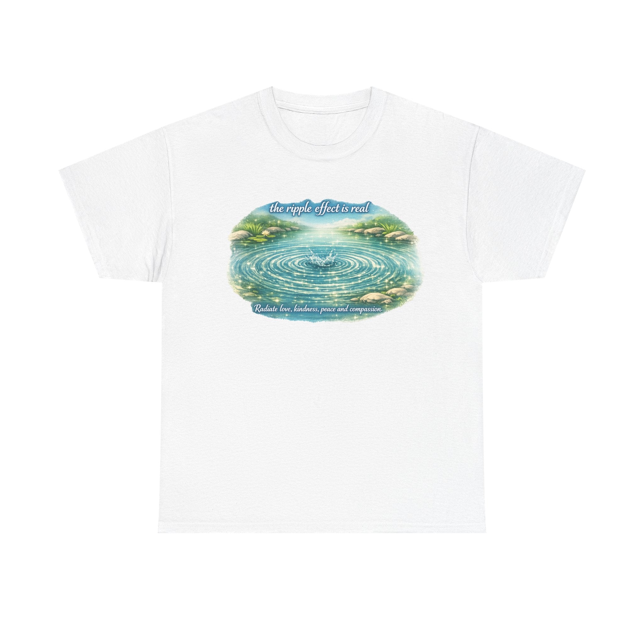 "The Ripple Effect" Inspirational Watercolor T‑Shirt