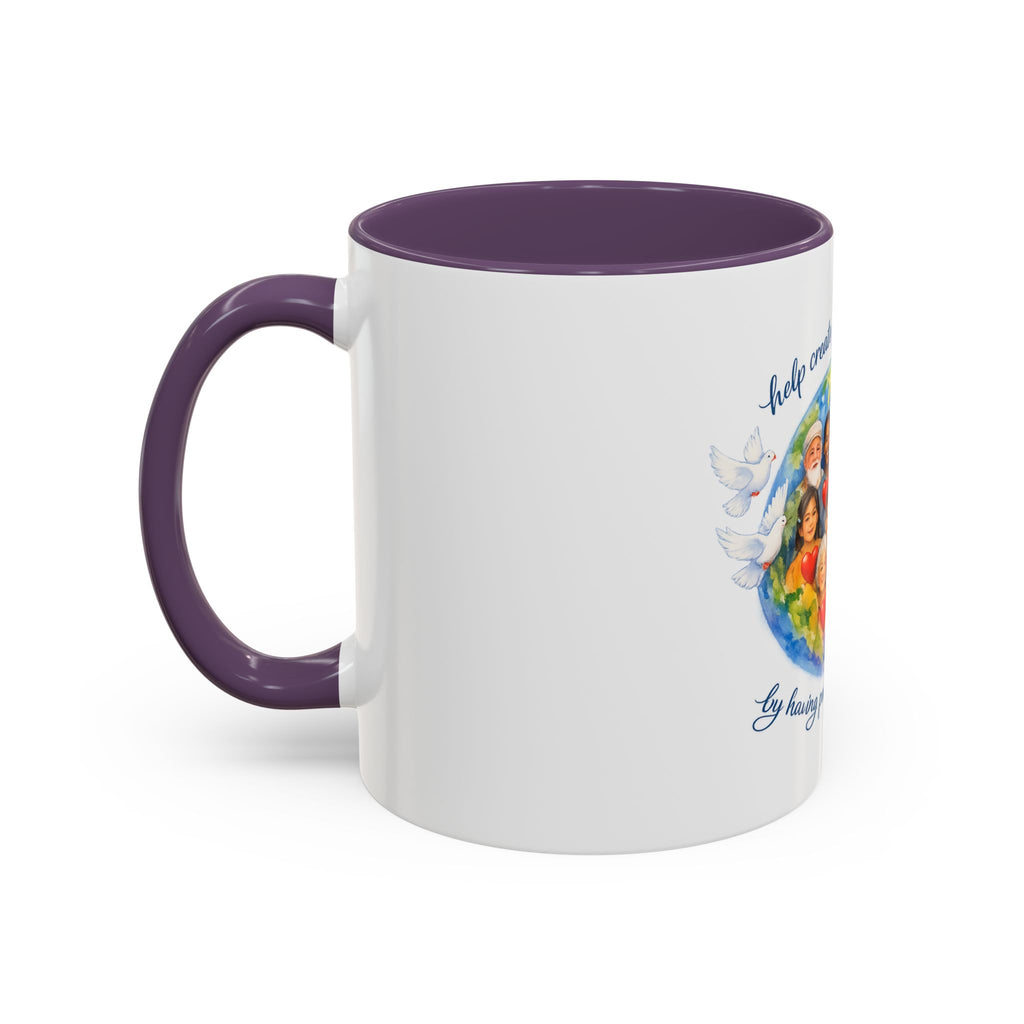Peace on earth Accent Coffee Mug (11, 15oz)