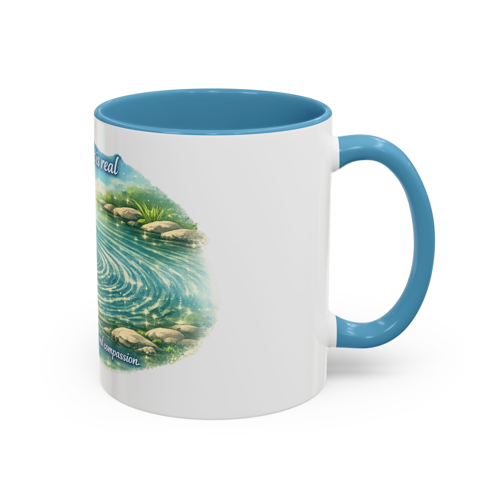 Ripple effect Accent Coffee Mug (11, 15oz)