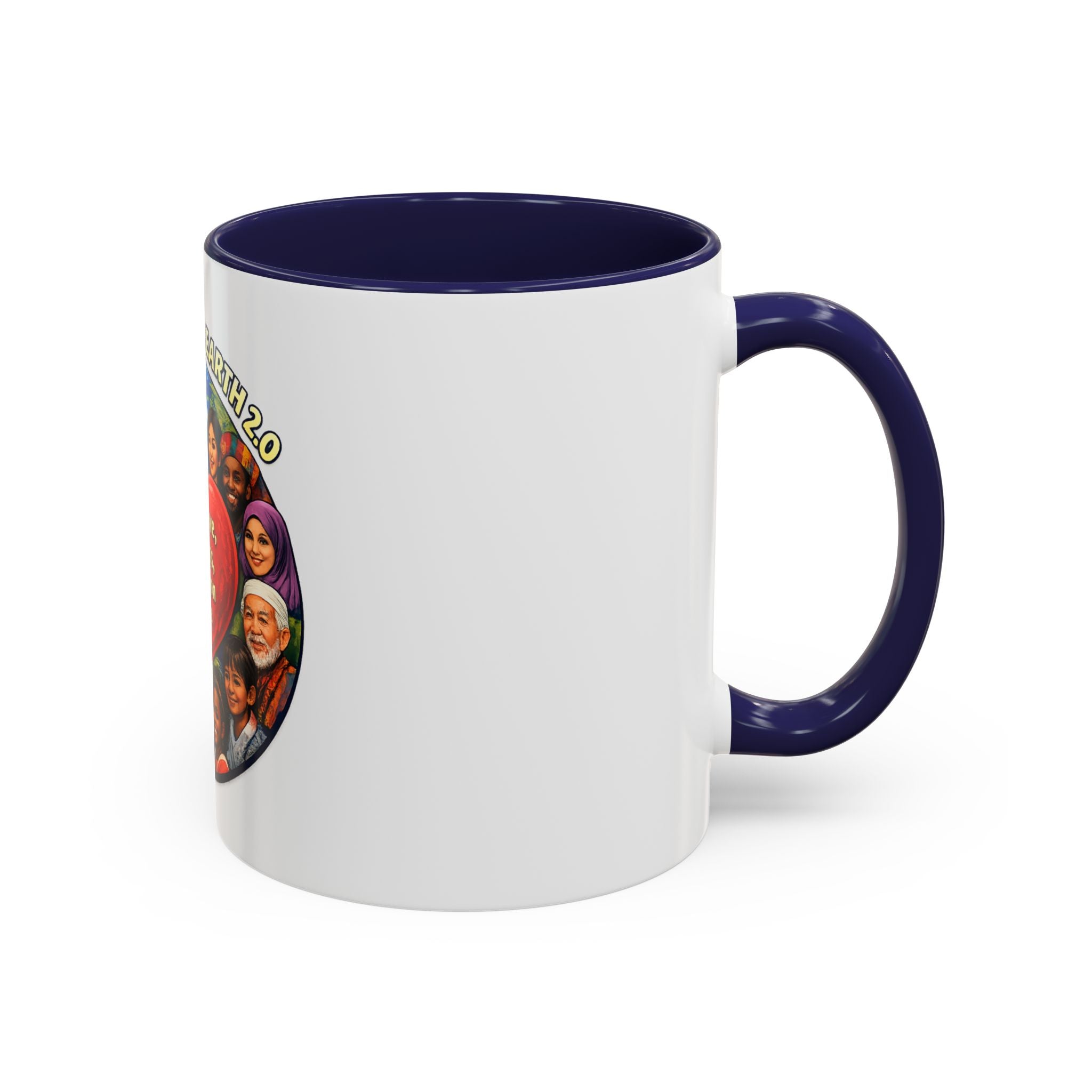 Be the Change Coffee Mug — Inspirational Kindness Message (11/15oz)