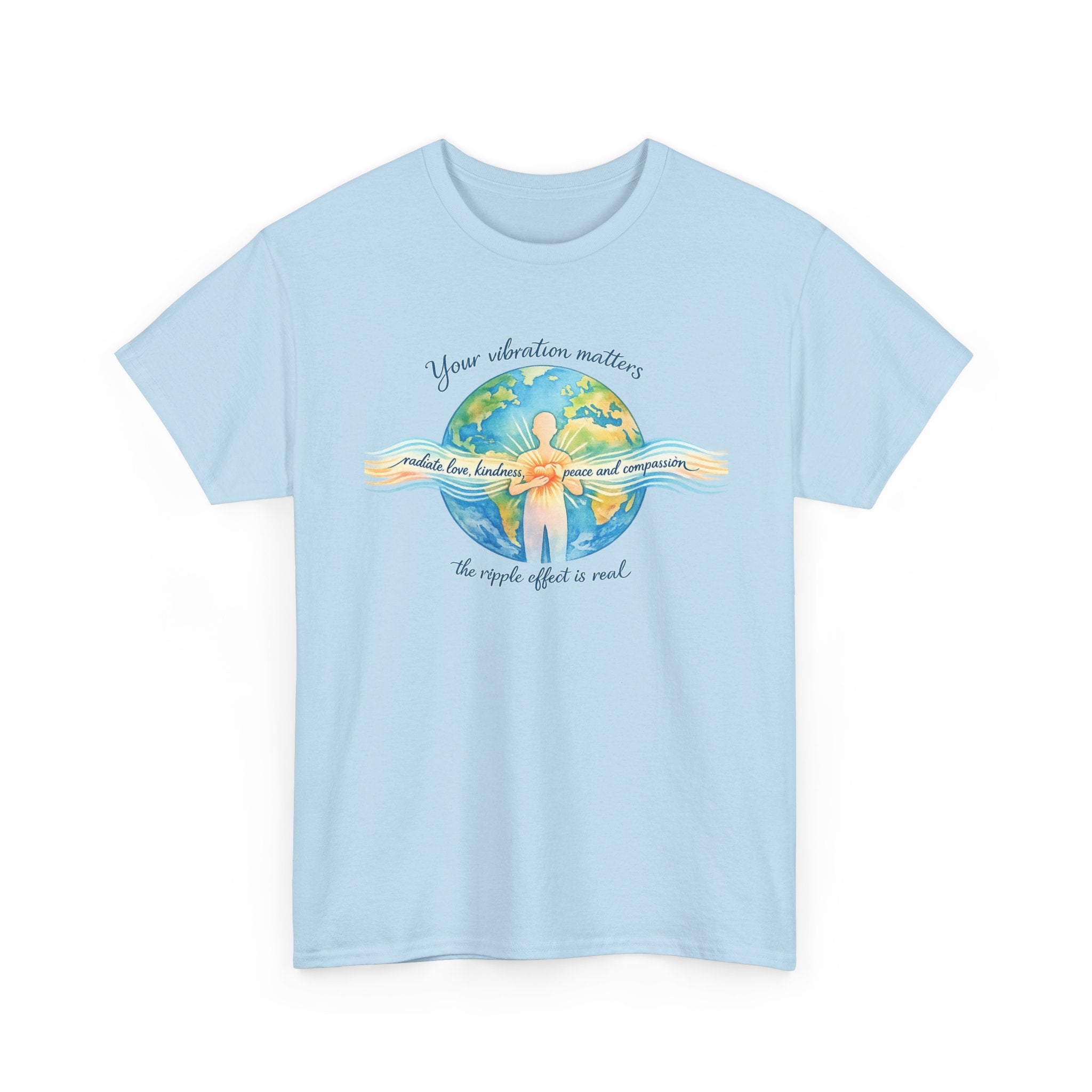 Radiate Love Tee — Compassion & Peace Inspirational T-Shirt