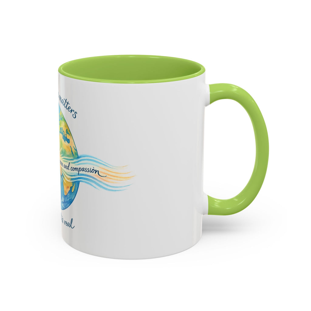 Your vibe matters Accent Coffee Mug (11, 15oz)