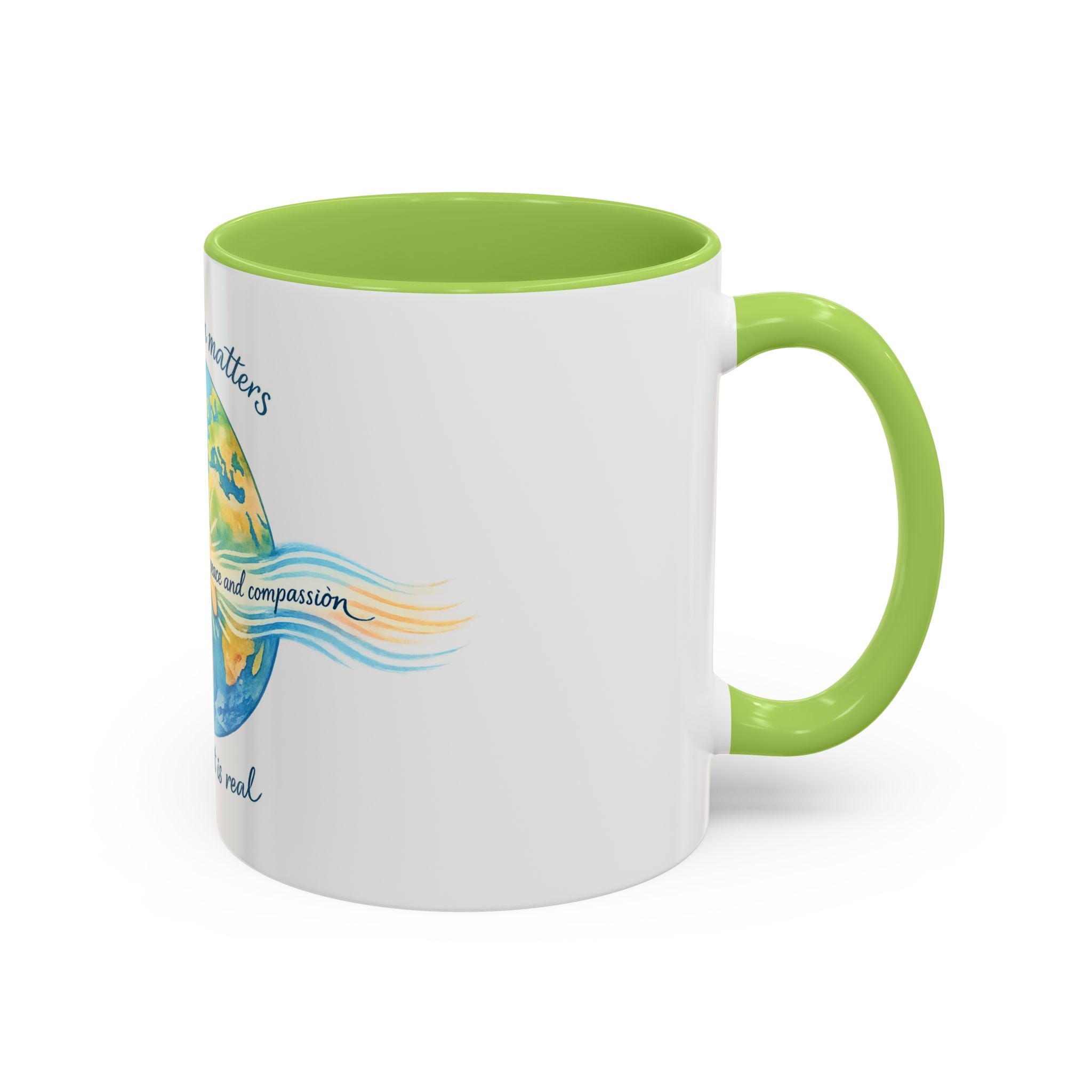 Your vibe matters Accent Coffee Mug (11, 15oz)
