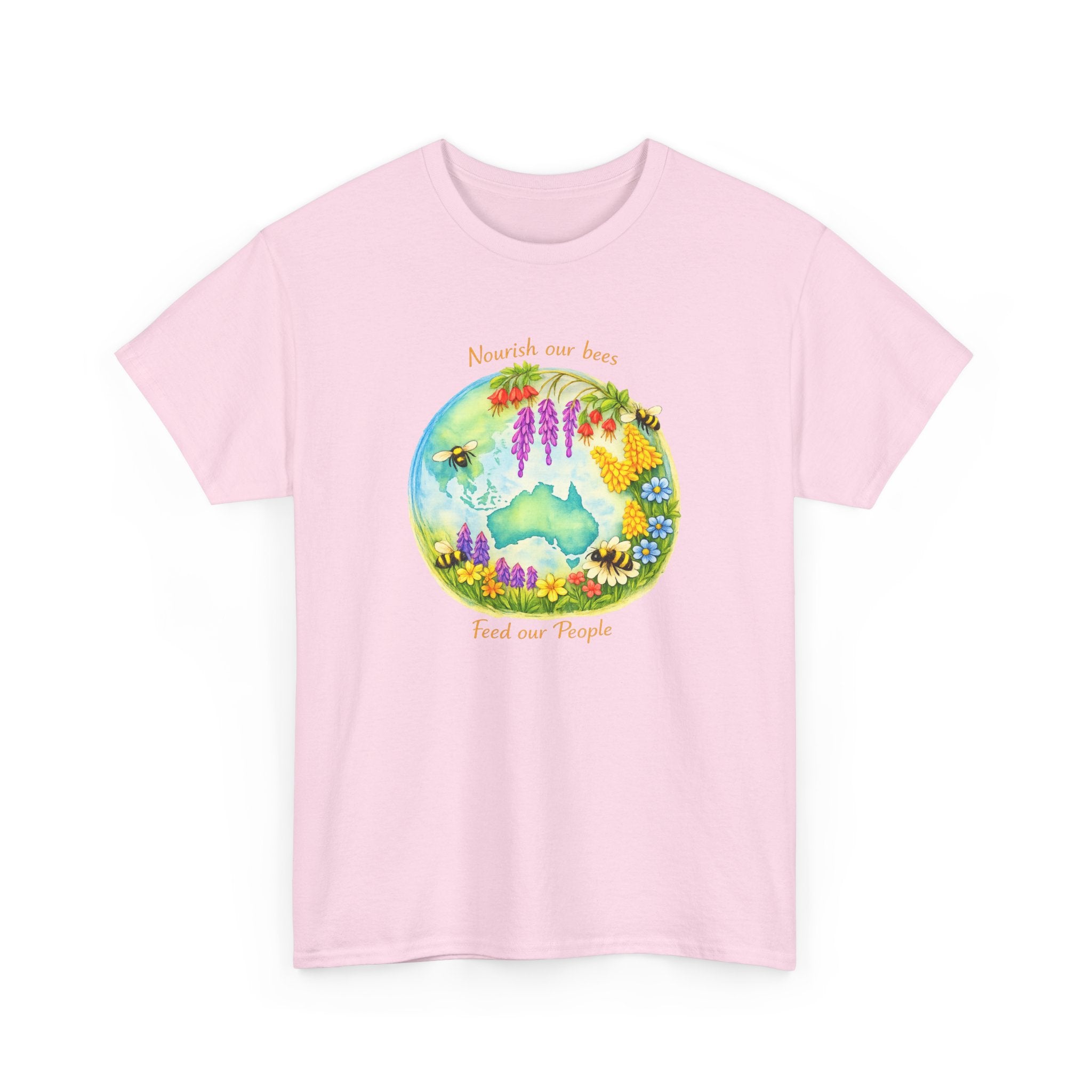 Floral Bear Nature Tee — "Beautiful Day for Bears" Graphic T-Shirt