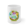 Mug — "Nourish Our Bees, Feed Our People" Australia Floral Bee Conservation Coffee Mug