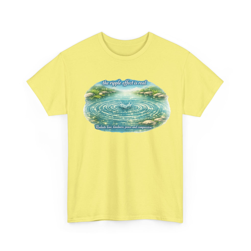 "The Ripple Effect" Inspirational Watercolor T‑Shirt