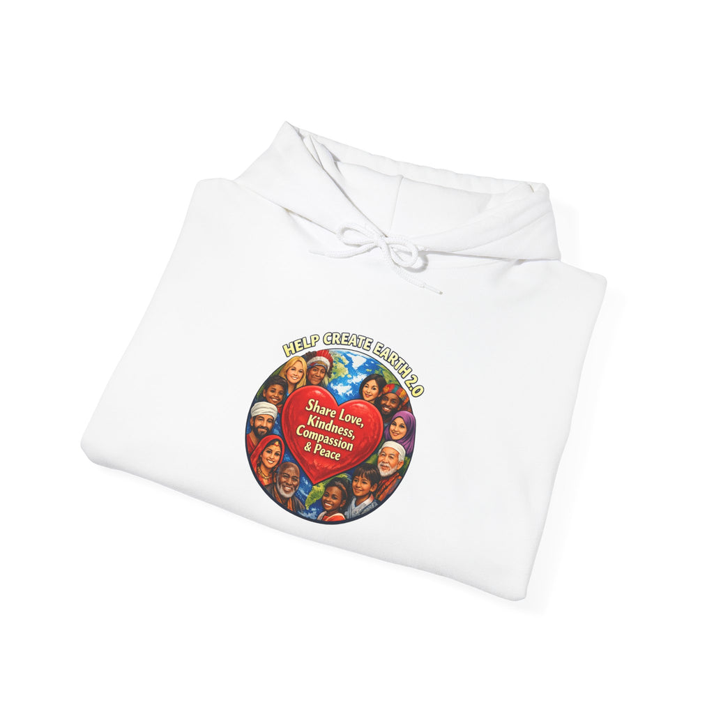 Be the Change Hoodie — Inspirational Kindness & Peace Sweatshirt