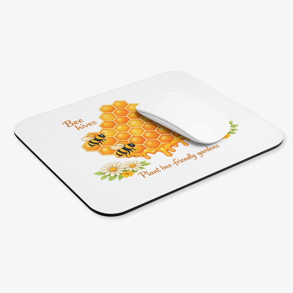 Beehive Mouse Pad — Save Lives, Plant Bee-Friendly Gardens