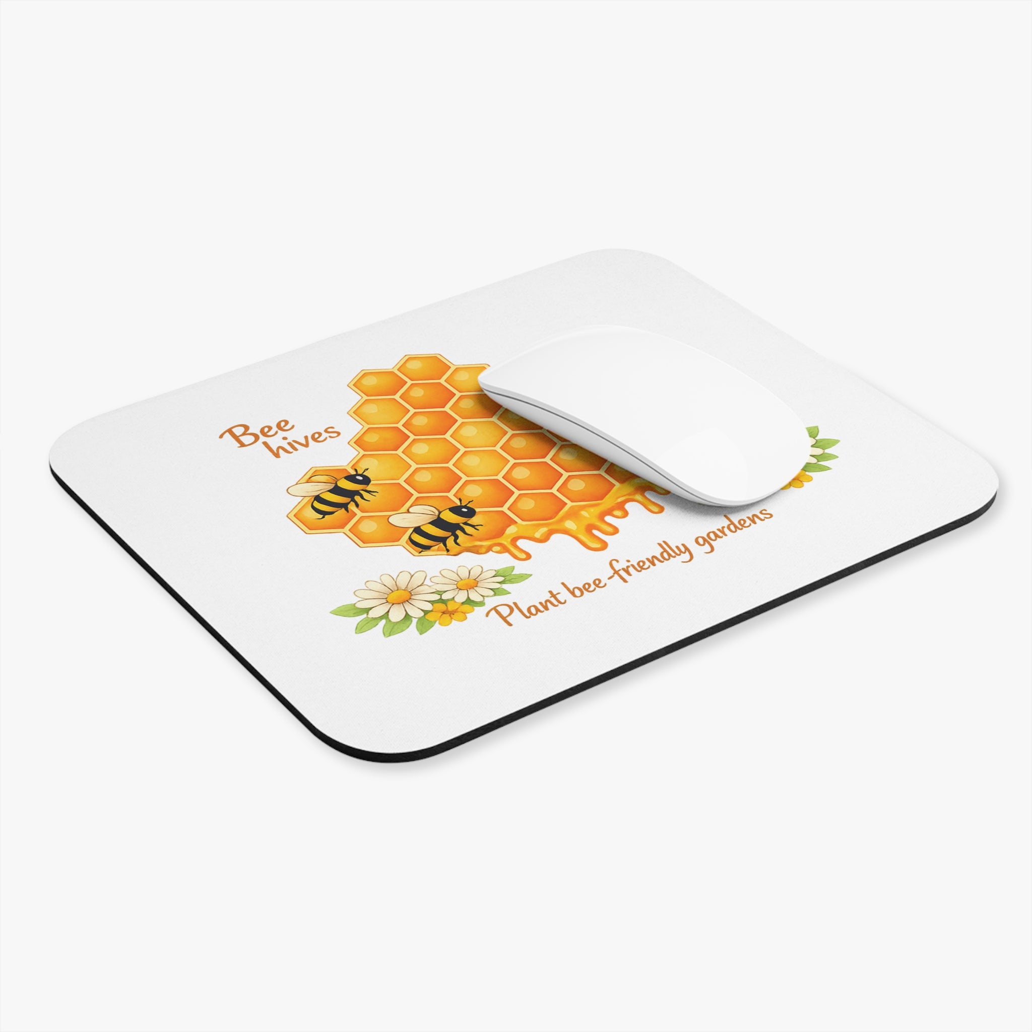 Beehive Mouse Pad — Save Lives, Plant Bee-Friendly Gardens