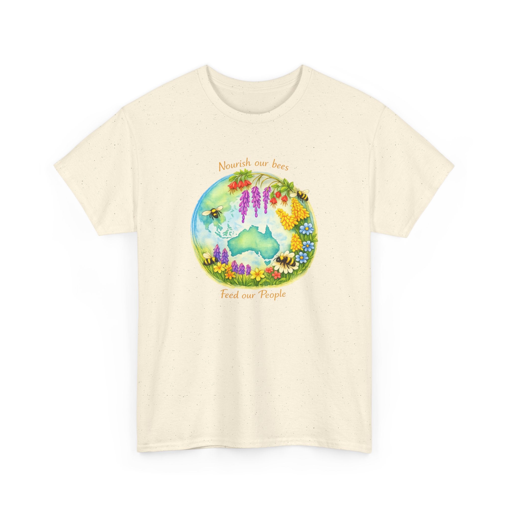 Floral Bear Nature Tee — "Beautiful Day for Bears" Graphic T-Shirt