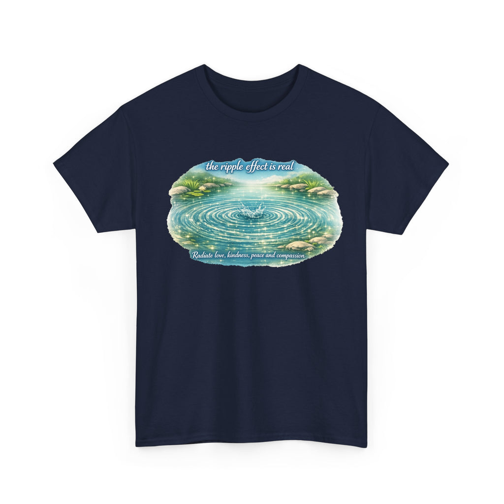 "The Ripple Effect" Inspirational Watercolor T‑Shirt