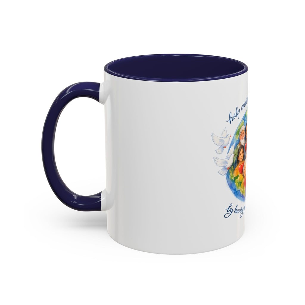 Peace on earth Accent Coffee Mug (11, 15oz)