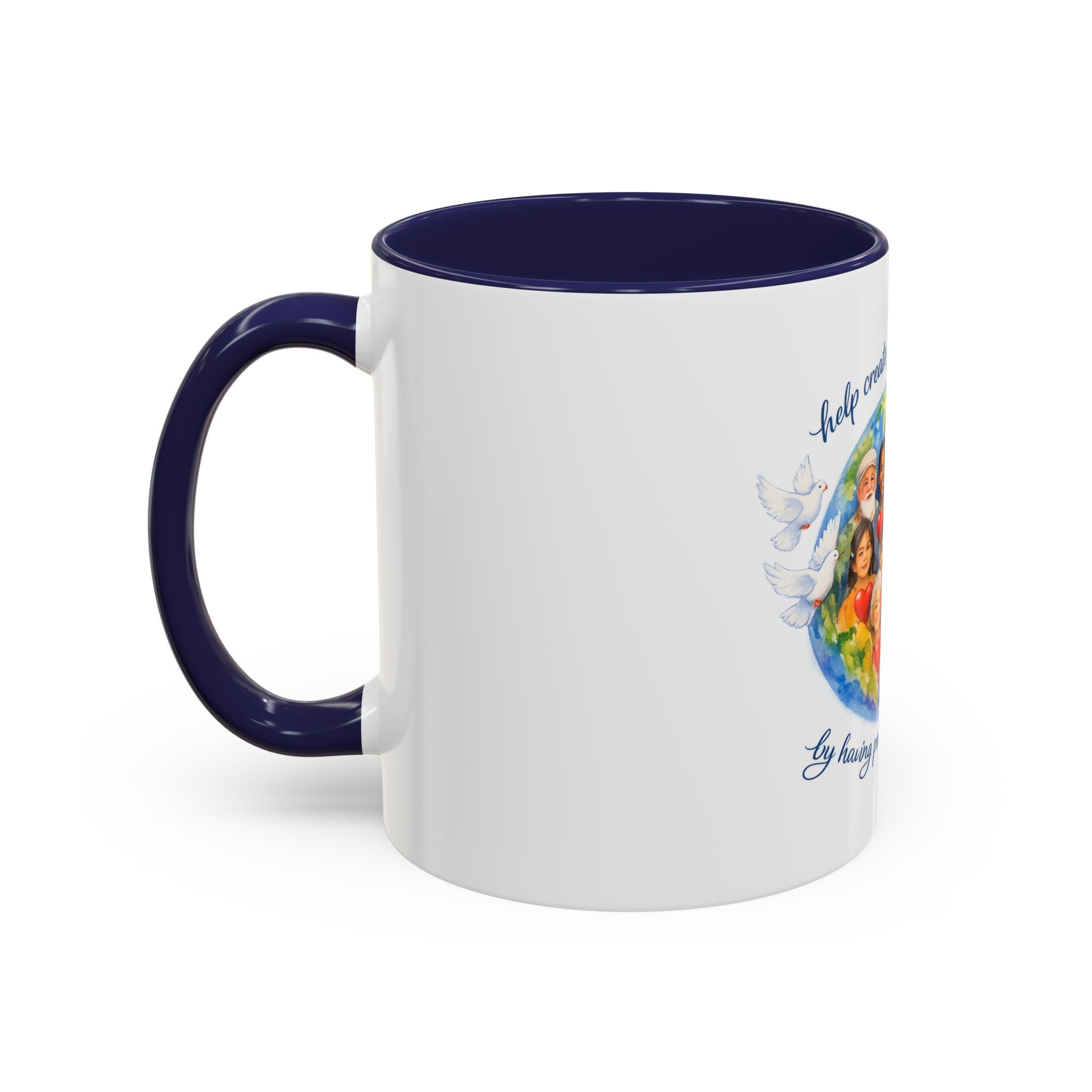 Peace on earth Accent Coffee Mug (11, 15oz)