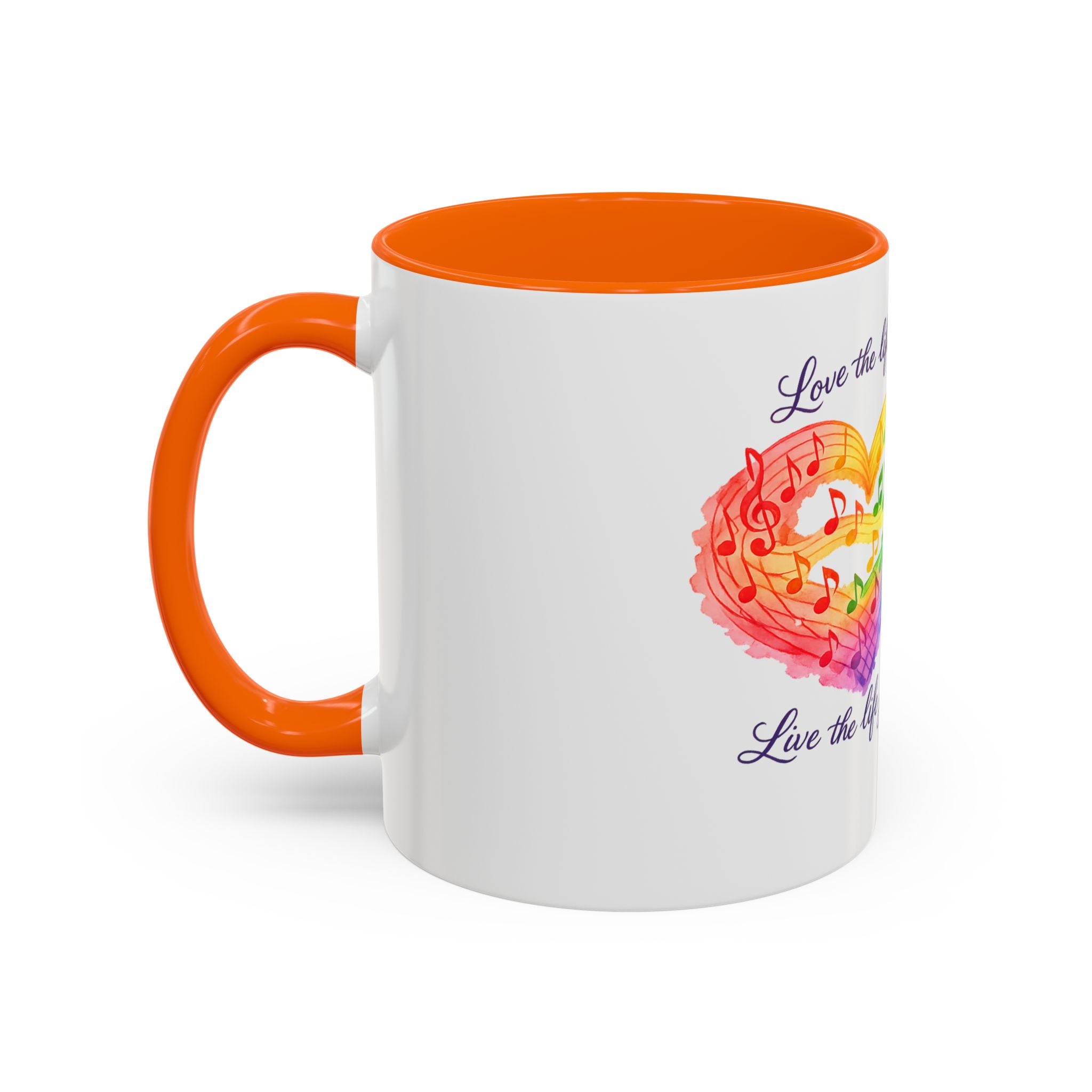 Live the life Accent Coffee Mug (11, 15oz)