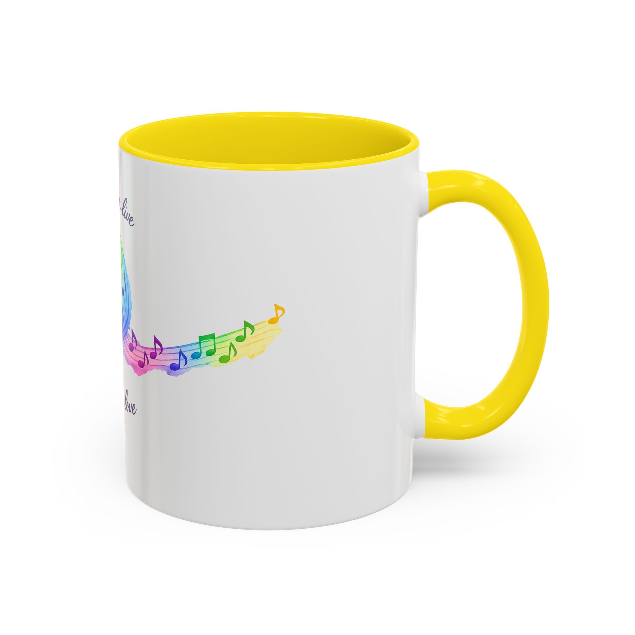 Live the life Accent Coffee Mug (11, 15oz)